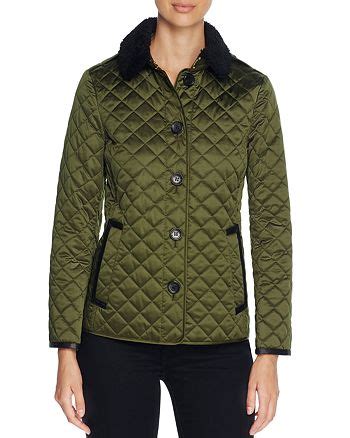 burberry ashurst shearling-trimmed quilted jacket|burberry cashmere jacket.